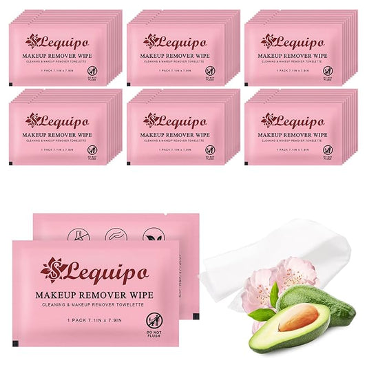 200 pcs Makeup Remover Wipes Bulk Individually Wrapped