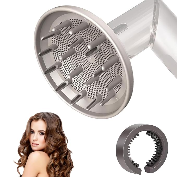 Fits Shark FlexStyle Diffuser Attachment and cleaning brush, Hair styling and Shark Dryer HD430/HD435 Hair Hryer cleaning two-piece set