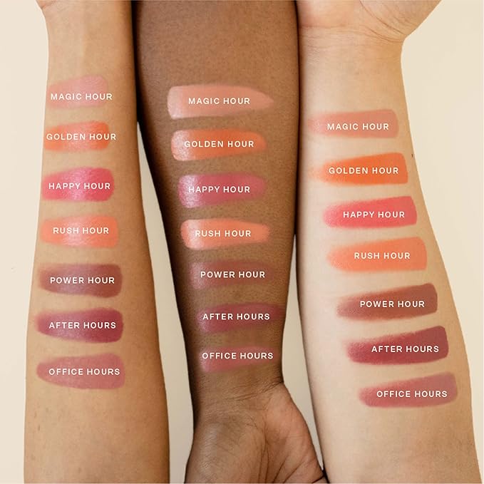 Tower 28 Beauty BeachPlease Cream Blush for Cheeks and Lips - Multi-Purpose Lip and Cheek Tint in Mauve Blush - for Sensitive Skin – Color OFFICE HOUR, Luminous Finish