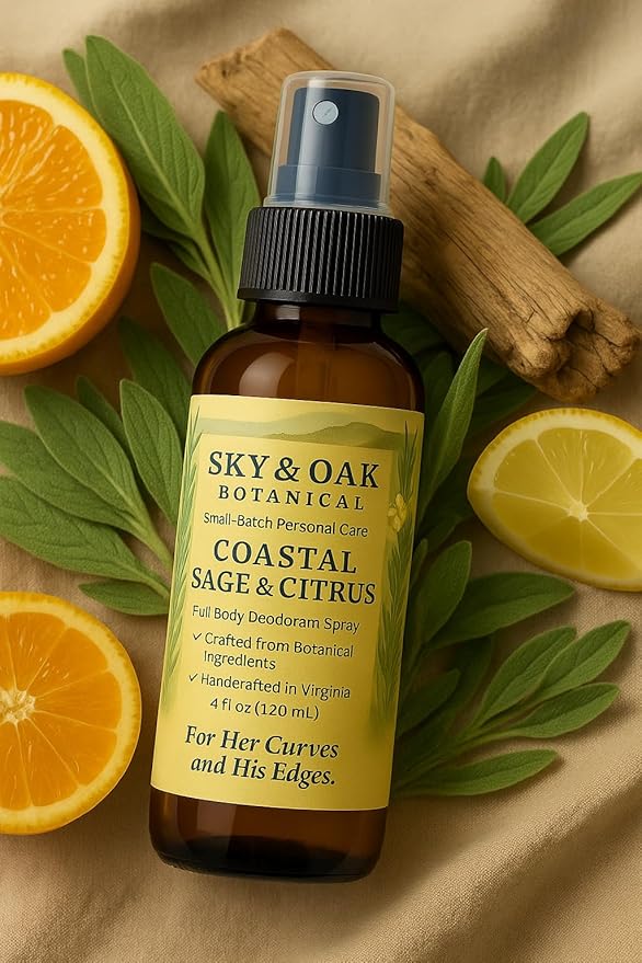 Sky & Oak Botanical - Coastal Sage & Citrus Full-Body Deodorant Spray