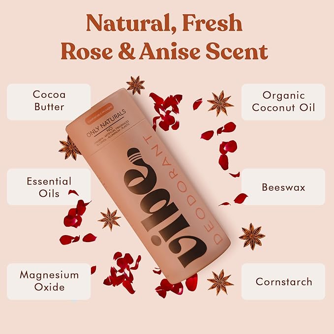 Aluminum Free Natural Deodorant for Women and Men 2 Pack - Long Lasting Odor Control with Organic Coconut Oil and Beeswax for Sensitive Skin, Plastic Free