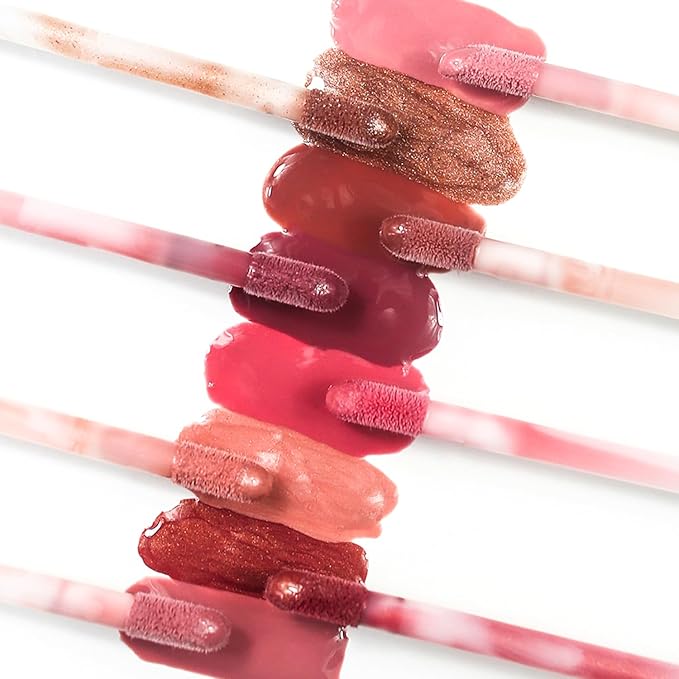Glo Skin Beauty Lip Gloss in Slipper - Sheer Shimmery Soft Warm Pink - 20 Shades - Non-Sticky - Cruelty Free