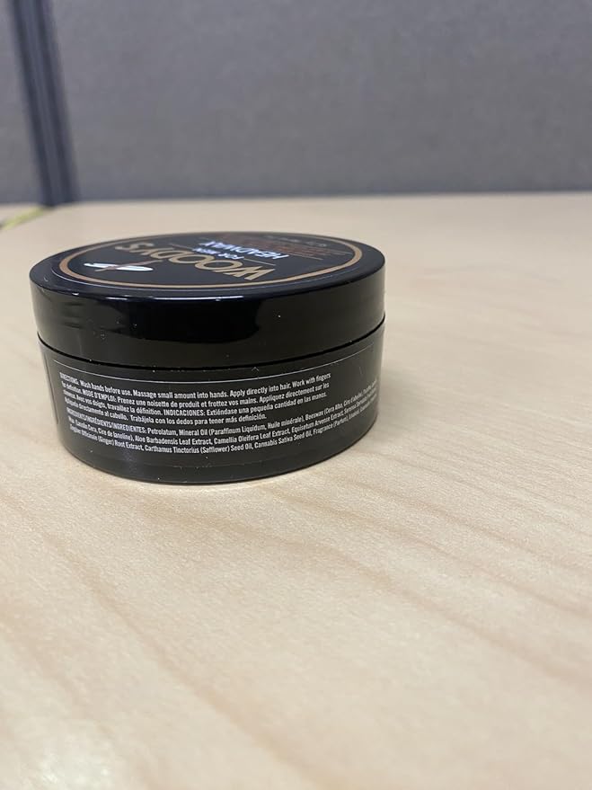 Woody's Headwax Styling Pomade for Men, Flexible Hold, High Shine, with Natural Beeswax, Non-stiff, Non-Sticky, Moldable, For all Hair Types, Travel-size, 2 oz./ 2-Pack