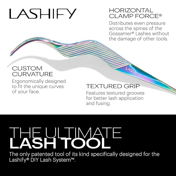 Lashify Fuse Control Wand for False Lashes, The Essential Tool for Salon-Quality Lash Extension Results at Home, Hologram