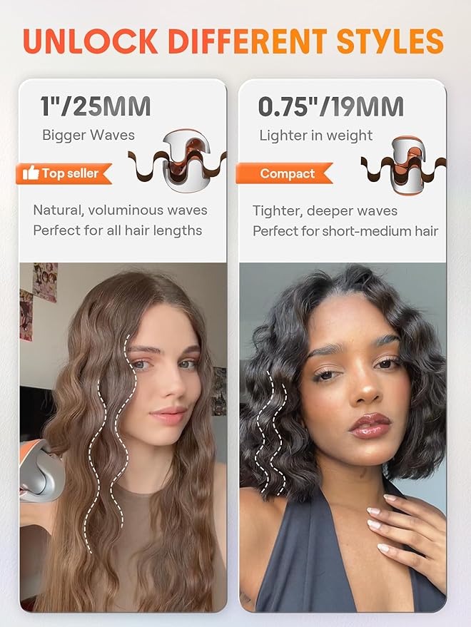 SHEGLAM Deep Waver 0.75" - Short Hair Styling Tool