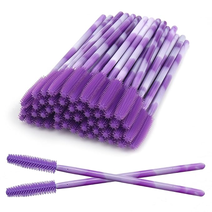 Disposable Silicone Eyelash Mascara Brushes Wands Applicator Eyebrow Brush Makeup Tool Kit Set Tool Bulk
