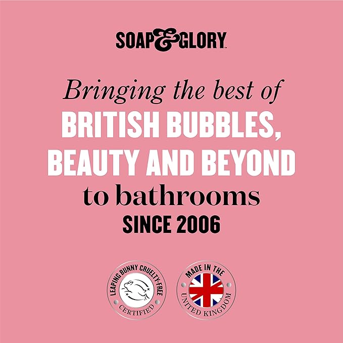 Soap & Glory The Righteous Moisturizing Body Butter - Hydrating Vegan Body Moisturizer for Dry Skin with Shea Butter, Vitamin E & Rosehip Seed Oil - Rich Cream for Women & Men (300ml)