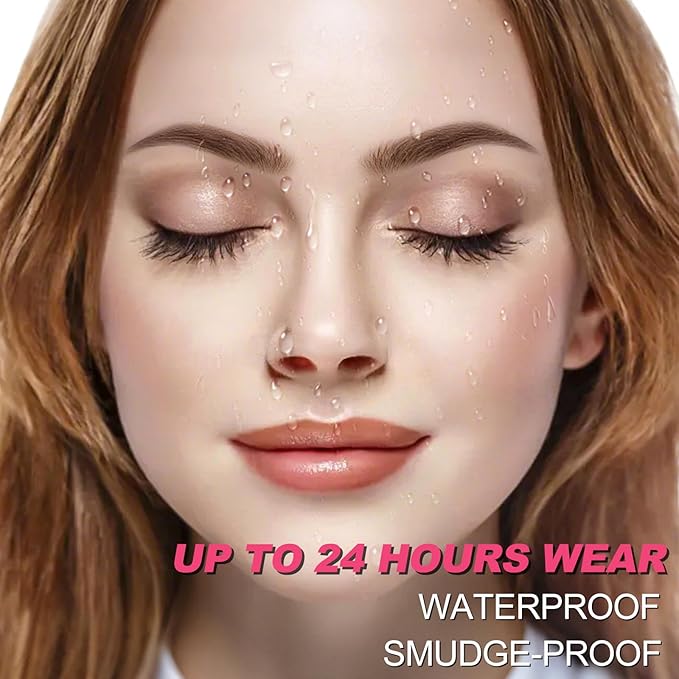 Microblading Eyebrow Pencil, Waterproof Eyebrow Pencils for Women Brown Hair Like Natural Liquid Brow Contouring Pen, 2-in-1 Dual-Ended Eye Brow Filler Pen with Precise Micro-Fork-Tip, Medium Brown