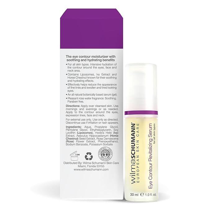 Eye Contour Revitalizing Serum, Eye Syrum for Wrinkles, 1 oz
