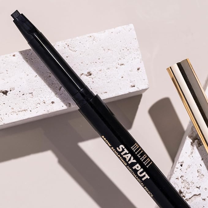 Milani Stay Put Brow Sculpting Mechanical Pencil - Taupe (0.01 Ounce) Cruelty-Free Long-Lasting Eyebrow Pencil that Defines and Shapes Brows