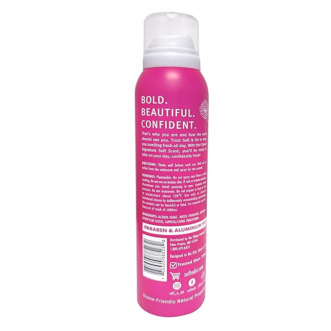 Soft & Dri Classic Signature Soft Scent Aerosol Deodorant, 4 oz