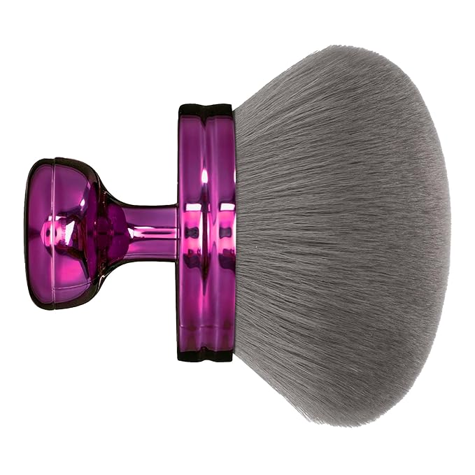FUNAN Extra Large Body Makeup Brush For Self Tanner, Bronzer Blend &Self Tan Back Applicator, 75mm Wide-headed Kabuki Brush, Mushroom type Face Neck Body Leg Tanning Makeup purple