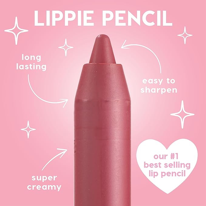 ColourPop Lippie Lip Pencil Vault - 10 High-Pigment, Long-Lasting & Sharpenable Lip Liners with High-Impact Color - Vegan, Cream Formula with Precise Application - Truth or Bare (0.04 oz)