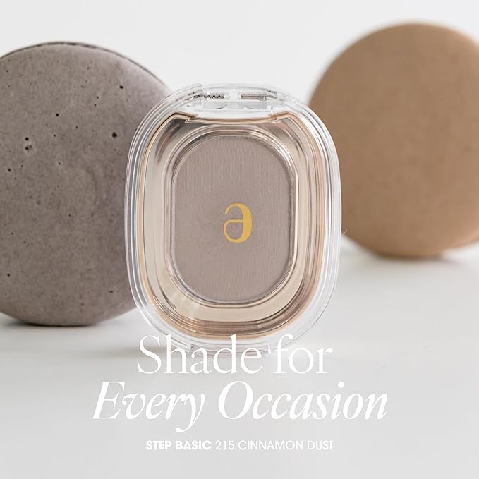 STEP BASIC 215 CINNAMON DUST, Longwear Eyeshadow Single, High-Pigment Eye Shadow Compact, Smooth & Blendable Colors, Crease-free (1.7g, 0.004 oz.)