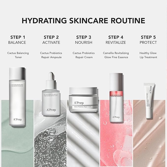 A'Prep Cactus Balancing Toner – Lightweight Hydrating Facial Toner with Jeju Cactus Extract, Hyaluronic Acid & Panthenol for Refreshing Skin, Korean Skincare, 150ml