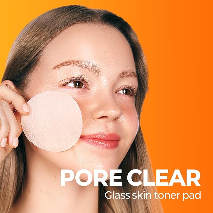 signiq Peptide Pore Renew Pad, Pore Purifying and Firming, Peptide, 0.2% BHA, Mini-Embossed Toner Pads for Glass Skin, Korean Skincare (70 Pads, 160ml, 5.41 fl.oz.)