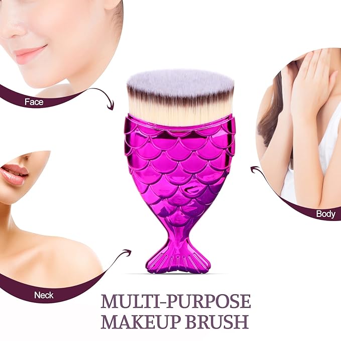 UNIMEIX Sunscreen Brush for Face Kabuki Brush Sunscreen Applicator for Kids Foundation Makeup Brushes for Liquid Foundation Powder Cream Contour Buffing Stippling Blending