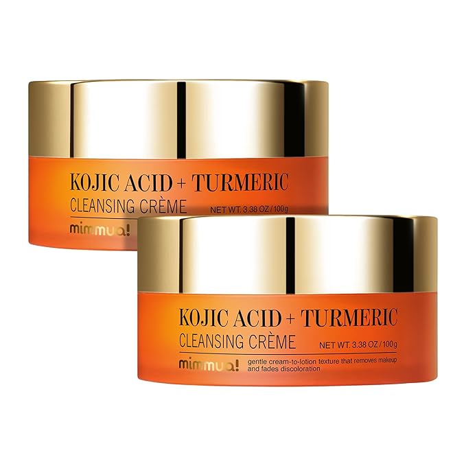 KOJIC ACID TURMERIC CLEANSING CREME| Balm to Oil Cleanser | Makeup Remover Cleansing Cream | No Eye Stinging 100ml / 3.38 Fl Oz