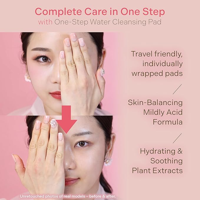 Soonsoojaa Portable One-Step Water Cleansing Pad 2pads(8ml) x 10ea (20pads)
