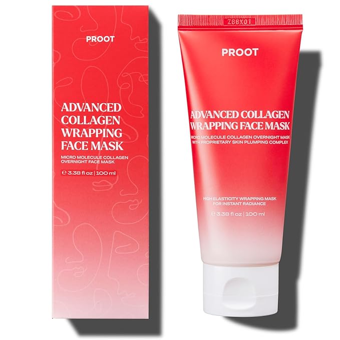 Collagen Wrapping Mask | Collagen Peel Off Mask | Korean Collagen Wrapping Mask | Collagen Overnight Face Mask | Glass Skin Face Mask | Korean Skincare | Suitable For Sensitive Skin | 3.38 Fl Oz