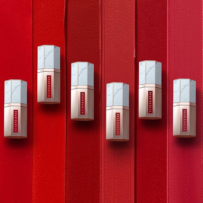 DEARDAHLIA Paradise Dream Velvet Lip Mousse (October) - Lightweight Soft-Matte Lip Tint with Buildable, Long-Lasting Color, Whipped Mousse Texture, Vegan & Cruelty-Free. 0.21 Fl Oz