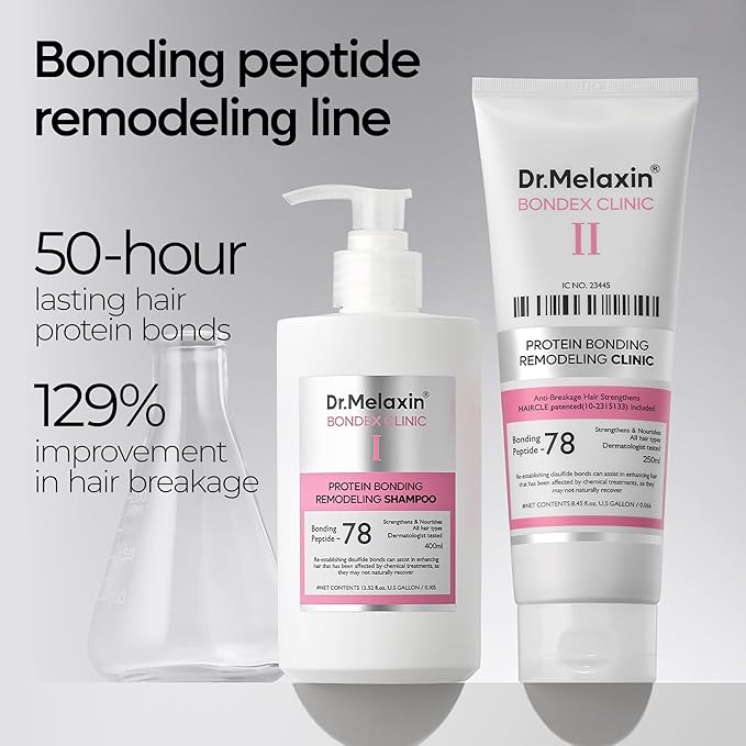 Bondex Remodeling Salon Bonding Treatment | Deep Repair for Bleached & Damaged Hair with Bonding Peptides + Argan Oil