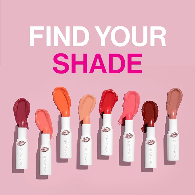 wet n wild Mega Last High-Shine Lipstick Lip Color, Infused with Seed Oils For a Nourishing High-Shine, Buildable & Blendable Creamy Color, Cruelty-Free & Vegan - Mad for Mauve