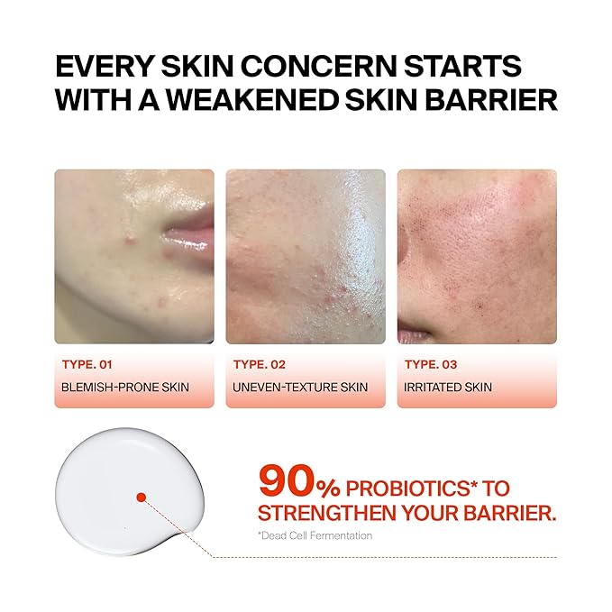Pixcell Biom 2B/mL Probiotic Essence - Restores Skin Barrier with Bifida, Lactobacillus Ferment Lysate, Korean Probiotic Drops for acne prone skin and sensitive skin (55ml, 1.85 Fl Oz.)