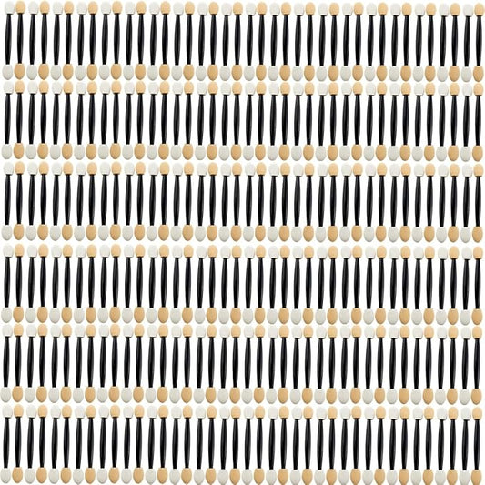 RONYOUNG 202PCS 3 Inch Disposable Eyeshadow Brushes, Sponge Makeup Applicators Dual Sides