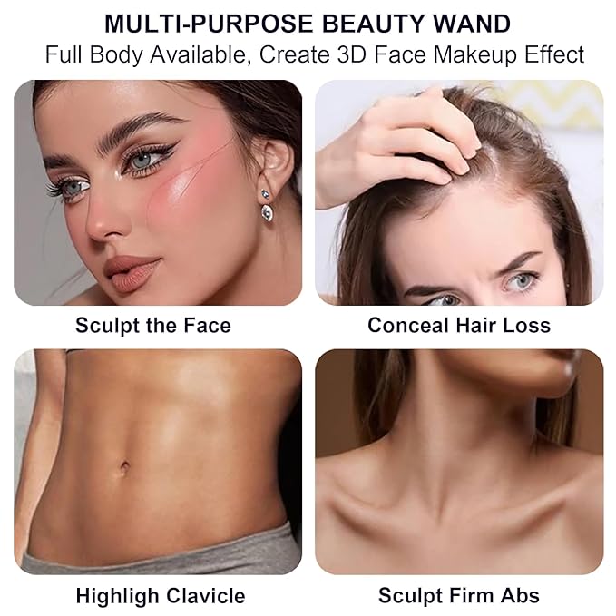 Lezero 3Pcs Contour Stick Makeup Kit, Shades with Highlighter, Blush and Bronzer Stick for Sculpt the Face and All Skin Type, Long Lasting, Smooth, Dewy & Matte Finish, MEDIUM TAN