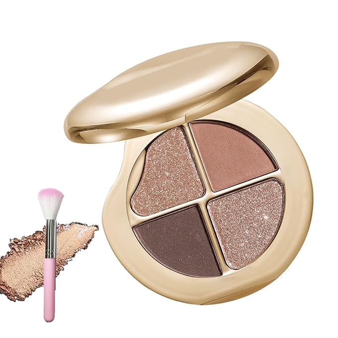 Glow Wardrobe Eye & Cheek Palette – Eyeshadow And Highlighter Makeup, Makeup Palette, Highlight Contour Makeup Palette, Blush For Cheeks And Eyes (4)