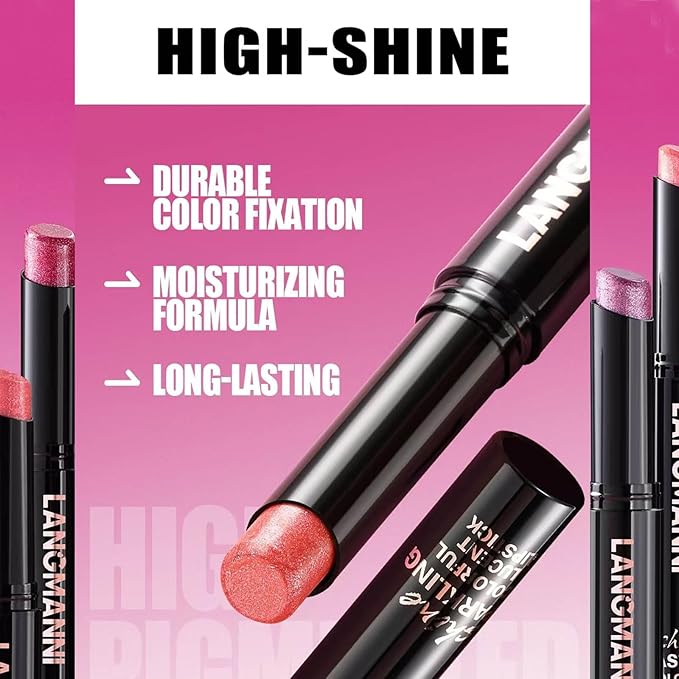 Dark Purple Lipstick For Women Matte Nude Glitter Shimmer Metallic Highly Pigmented Moisturizing Lip stick Hypoallergenic Waterproof Long Lasting Lipsticks Quick Makeup Lightweight Portable 06 #