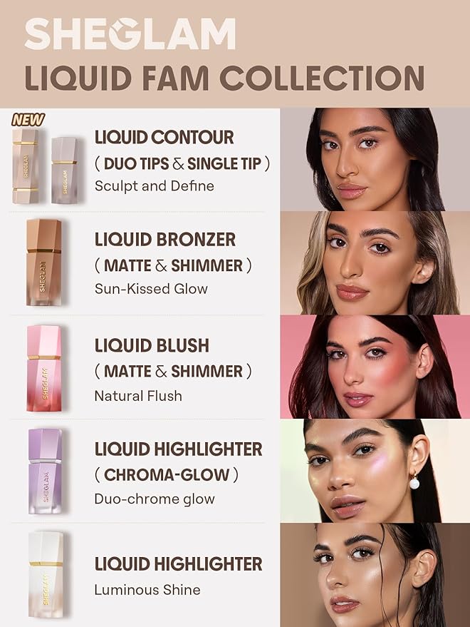 SHEGLAM Precision Sculpt Liquid Contour Duo-Maple Syrup