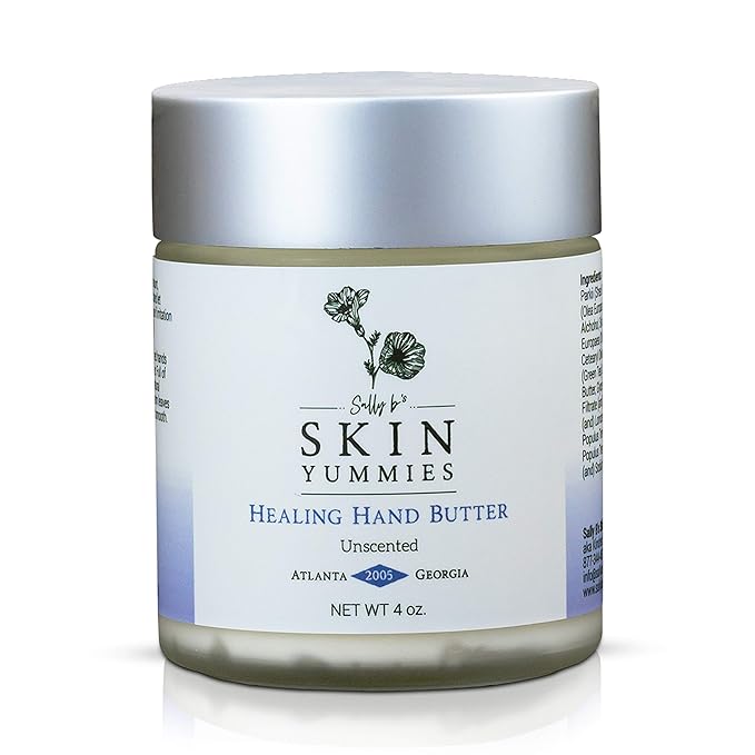 Sally B’s Non-toxic Extra Dry Hand Lotion/Kokum and Shea Butter Cream/Jojoba and Olive Oil/EWG Verified/ 4 oz (Lemon)