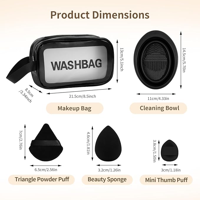 MAANGE Makeup Brush Set 30 Pcs Premium Synthetic Makeup Brushes Foundation Eye Shadow Powder Concealers Highlight Blending Brush Professional Make Up Brush Kit, Black
