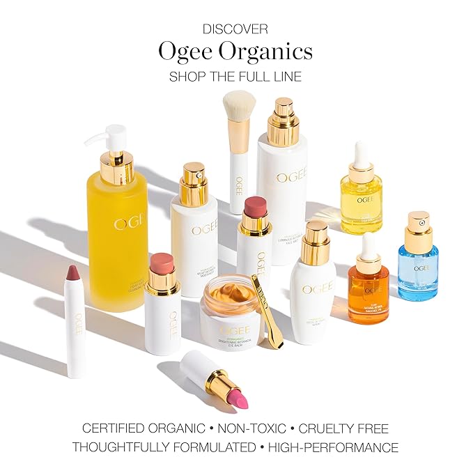 Ogee Sculpted Complexion Foundation Stick (Hazel 2.00N - Light, Golden Undertones) Full Coverage Foundation Makeup - Instantly Balance & Even Complexion - 70% Organic Ingredients