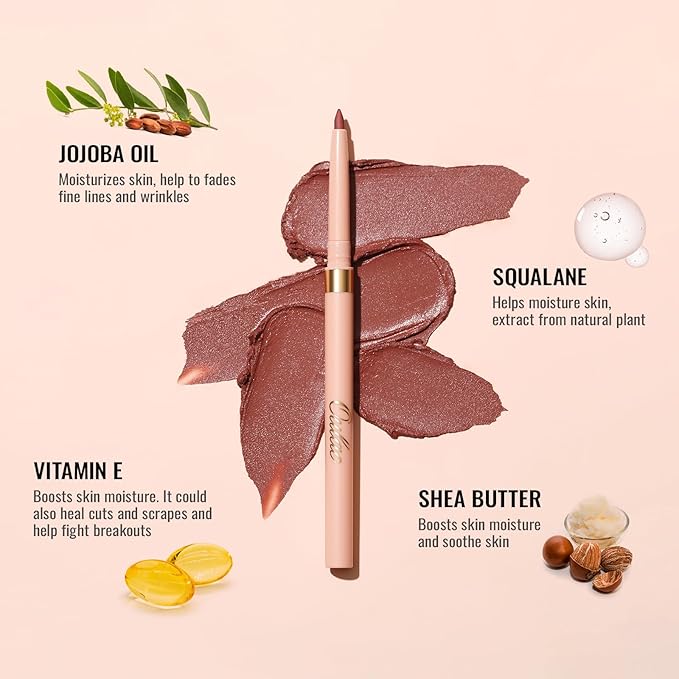 Oulac Eyeliner Pencil Waterproof Smudge Proof, Retractable Eye Liner Pen, Smooth and Creamy Eye Makeup for Precision Application Vegan & Cruelty-Free, LL07 Heartfelt