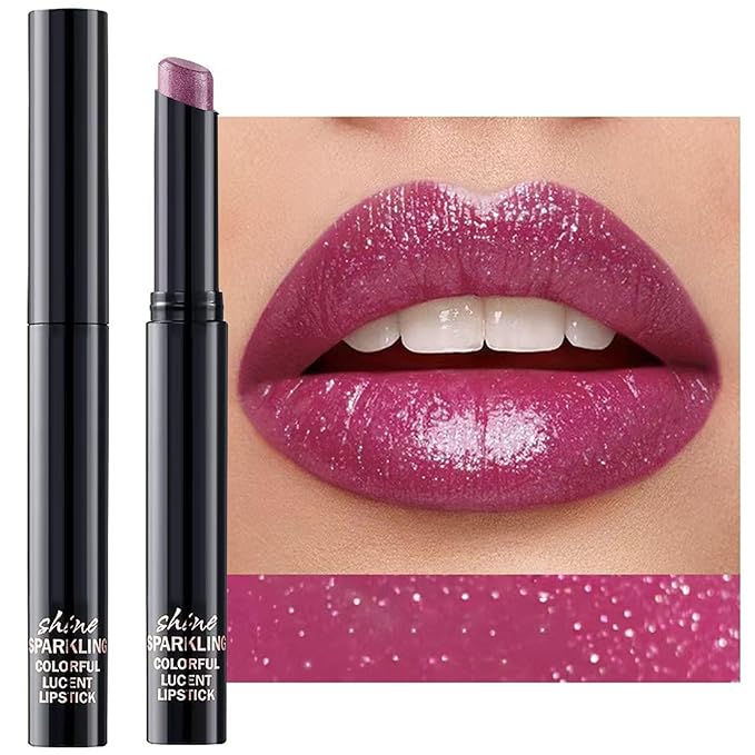 Long Lasting Waterproof Pearlescent & Glitter Lipstick - Ideal for Parties, Dates & Evening Events# 06