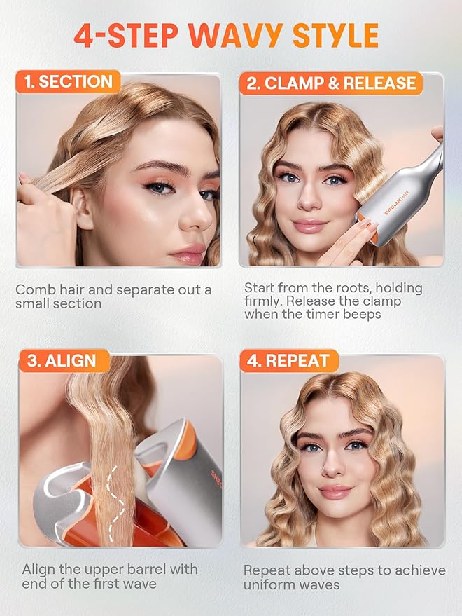 SHEGLAM Deep Waver 0.75" - Short Hair Styling Tool