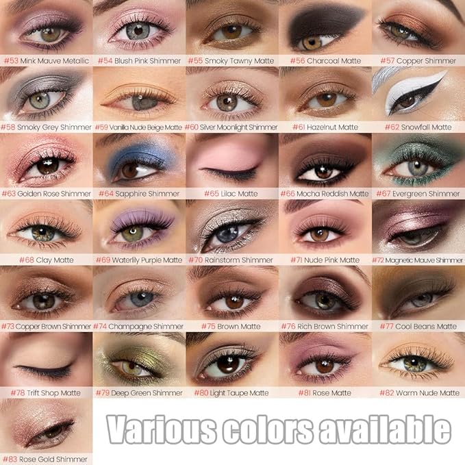 Kaely Cream Eye Shadow Sticks, Rainstorm Shimmer Eyeliner Pencil Eyeshadow Palette Makeup, Eye Highlighter Brightener Stick for Older Women Waterproof Pigmented, sombras para ojos, New-70