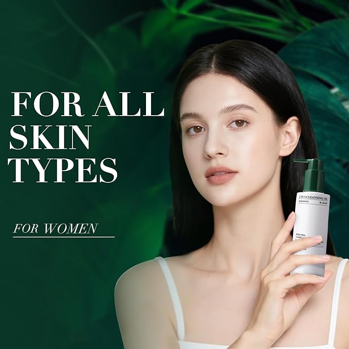 2 In 1 face make up Cleasing Oil,gently remove makeup,melt away excess oil,clean and moisturize skin to feel softer,With Camellia Japonica,Suitable for all skin types.150ml