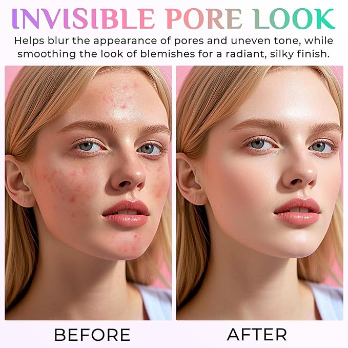 Primer for Face Before Makeup, 3 In 1 Face Primer Triple-Tone Color Corrector for Isolation, Smoothing Skin Gripping,Moisturizes-Sunscreen Cream SPF50+