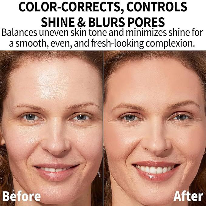 Baked Luminous Pressed Powder–Glow-Infused Foundation,Highlighter & Setting Powder in One–Color-Correcting,Oil-Control,Long-Lasting Coverage for All Skin Tones 02