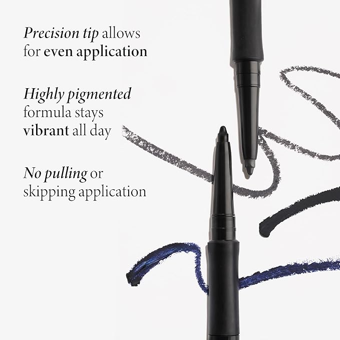 LAURA GELLER NEW YORK INKcredible Gel Eyeliner - Indigo Night - Waterproof Smudge-proof Eyeliner Pencil - Built in Sharpener