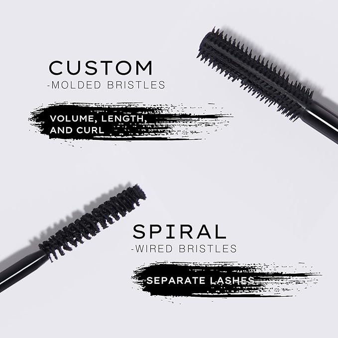 MOODSTRUCK EPIC Twisted Mascara | Dual Wand | Volume, Length & Curl | Infused with Keratin, Biotin, and Argan Oil | Long Lasting and Voluminous Mascara | Dramatic Lash Makeup