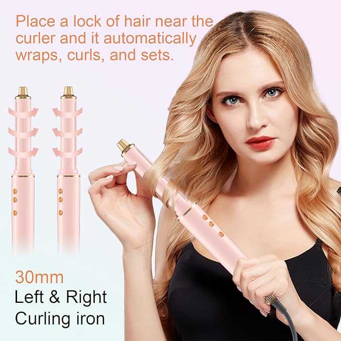 Hair Dryer Brush 5 in 1, Hair Styler, 110,000 RPM High-Speed Negative Ionic Hair Dryer Fast Drying, Professional Multi Blow Dryer Brush for Curling Volumizing Straightening Styling, Gift for Christmas