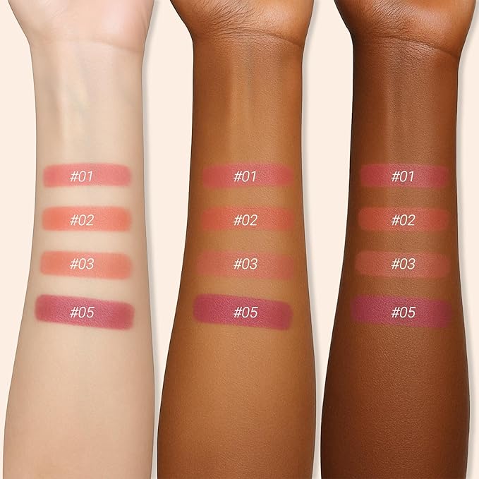 Erinde Matte Lipstick Lip Liner Crayon for Women, 24 Hour Lipstick Lip Liner Pencil, Neutral Lip Stick Lipliner Waterproof Long Lasting Smudge Proof, Vegan & Cruelty-Free, 05 Mauve