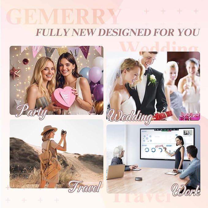 GEMERRY Magnetic Eyelashes with Applicator Magnetic Lashes Natural Look No Glue No Eyeliner Needed Soft Strip Lashes