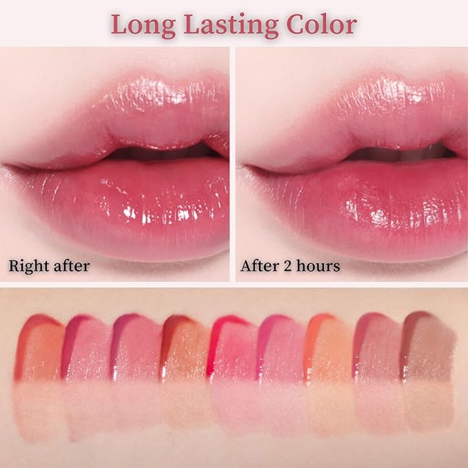 BBIA L’EAU Tint – Glossy & Glow Lip Stain, Watery Lip Tint, Non-Sticky, High Shine Finish, Long-lasting, Vegan, Korean Lip Makeup (06 PINK L'EAU)