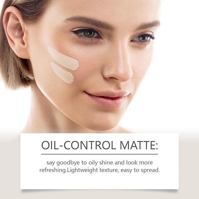 Color Changing Foundation, Sunscreen Foundation, Concealer Full Coverage, Moisturizing & Long Lasting & Flawless Foundation Natural Skin Tone Makeup for Face, 30 ML